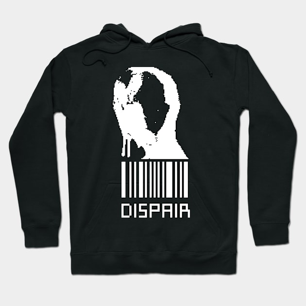 Pixel Dispair 001 Hoodie by RAdesigns